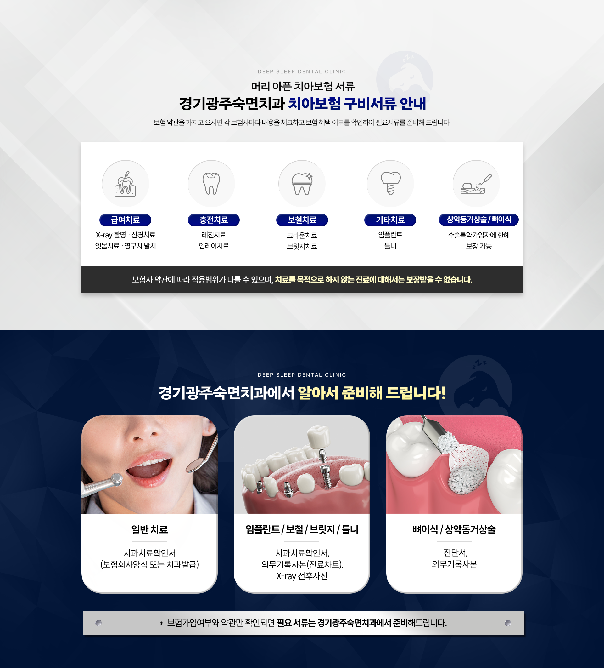 머리 아픈 치아보험 서류 경기광주숙면치과 치아보험 구비서류 안내-급여치료, 충전치료, 보철치료, 기타치료, 상악동거상술/뼈이식|
                경기광주숙면치과에서 알아서 준비해 드립니다!-일반 치료, 임플란트/보철/브릿지/틀니, 뼈이식/상악동거상술